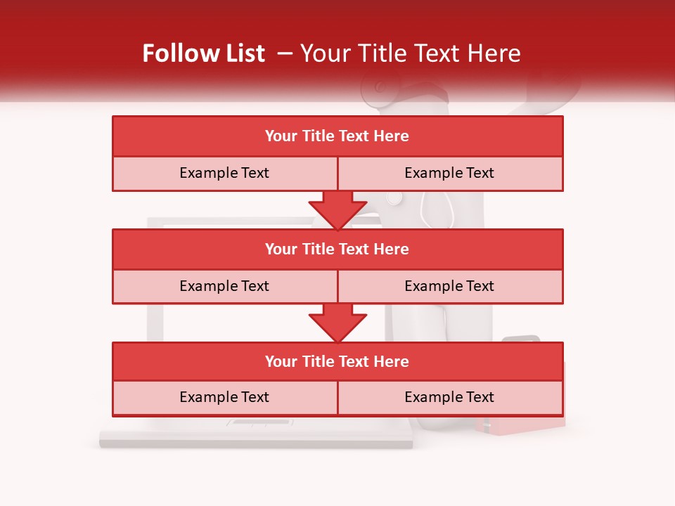 A Person With A Stethoscope On His Head Standing In Front Of A PowerPoint Template