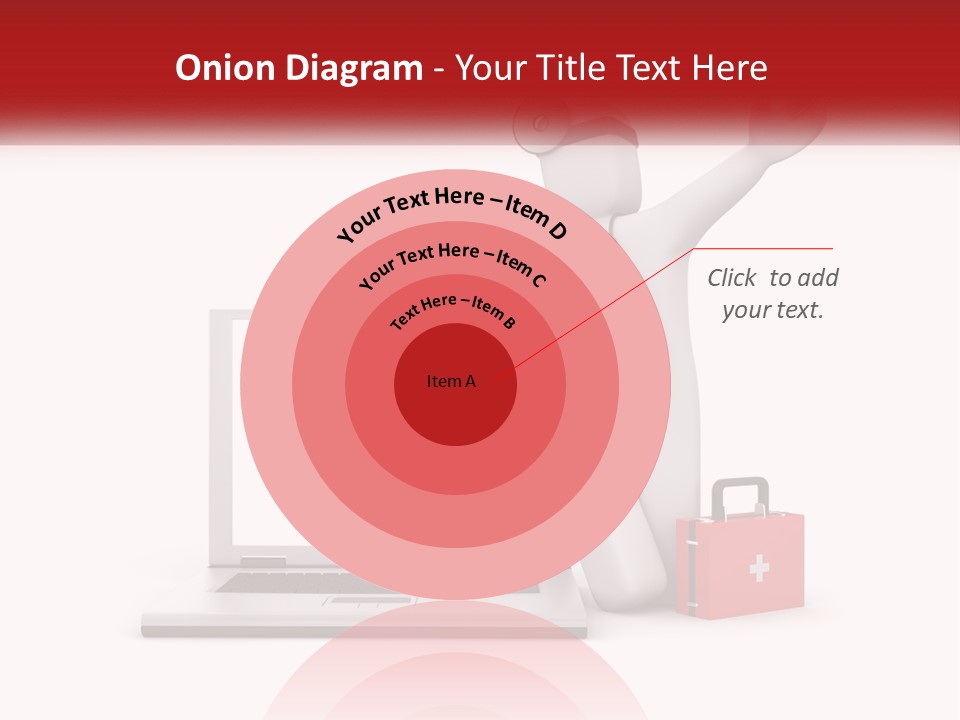 A Person With A Stethoscope On His Head Standing In Front Of A PowerPoint Template