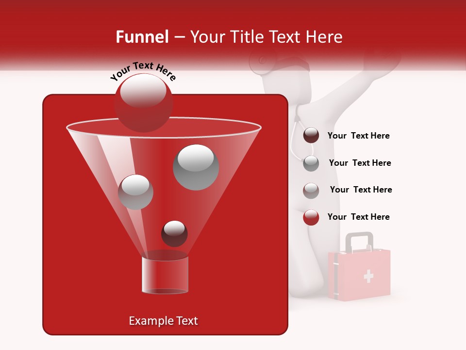 A Person With A Stethoscope On His Head Standing In Front Of A PowerPoint Template