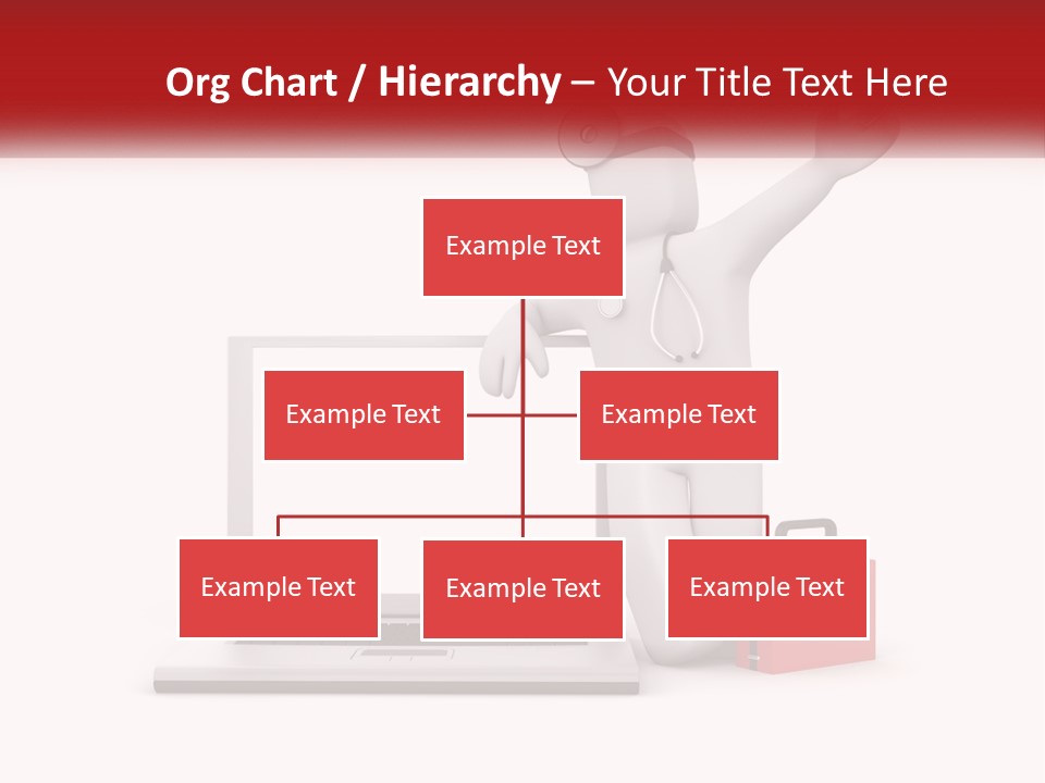 A Person With A Stethoscope On His Head Standing In Front Of A PowerPoint Template