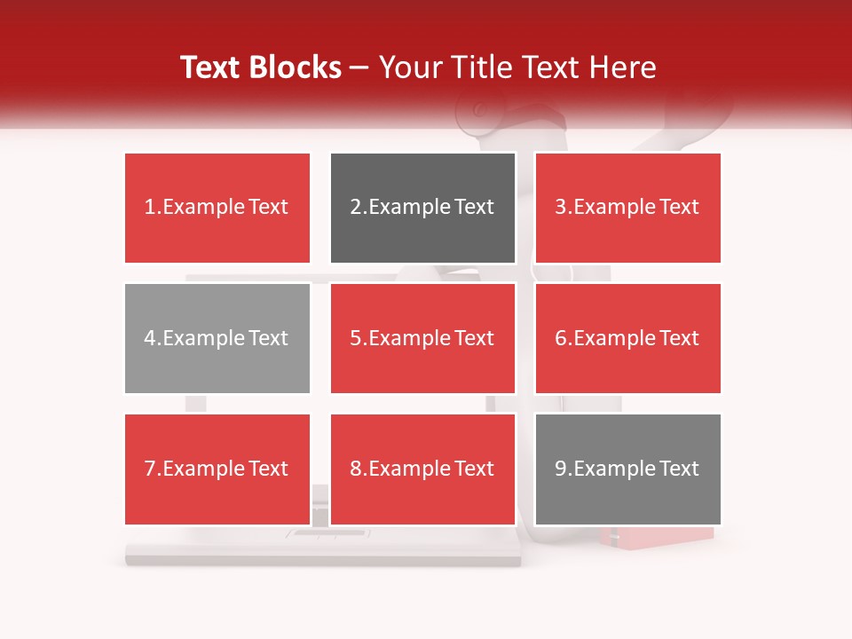 A Person With A Stethoscope On His Head Standing In Front Of A PowerPoint Template