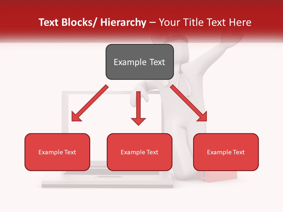 A Person With A Stethoscope On His Head Standing In Front Of A PowerPoint Template