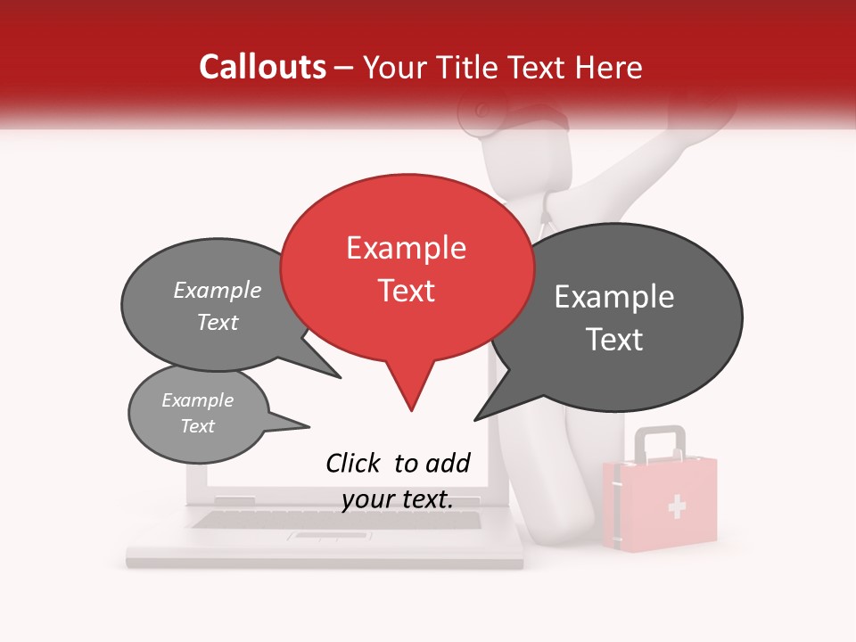 A Person With A Stethoscope On His Head Standing In Front Of A PowerPoint Template
