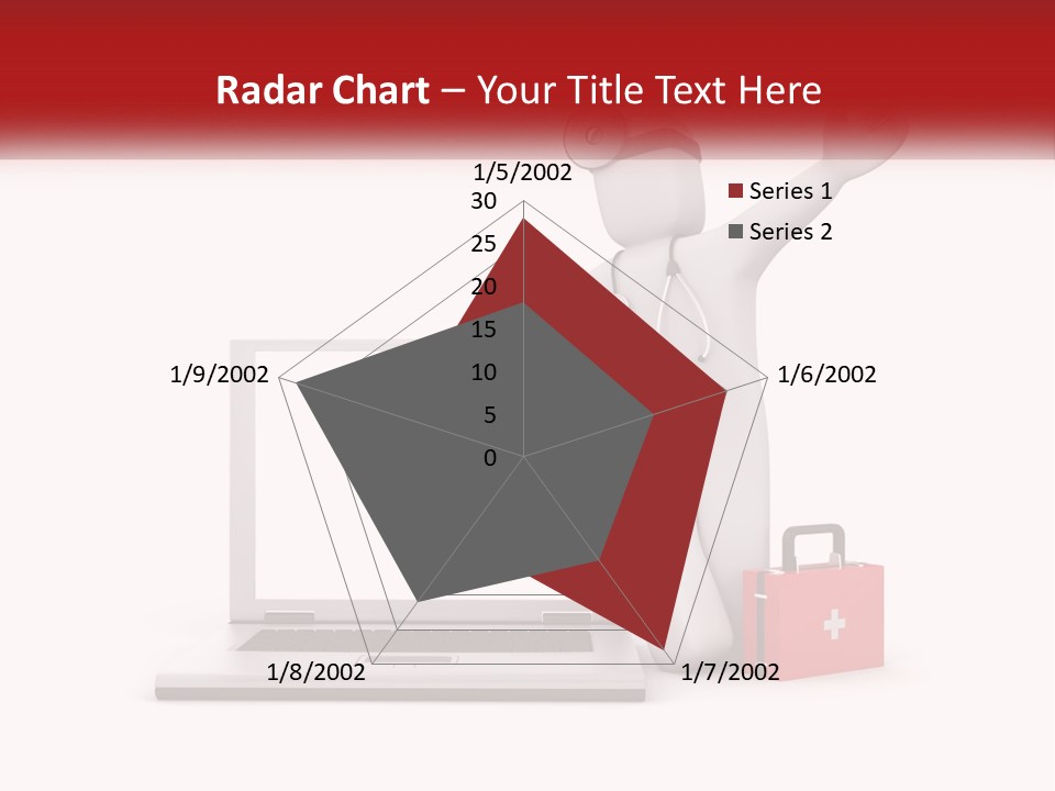 A Person With A Stethoscope On His Head Standing In Front Of A PowerPoint Template