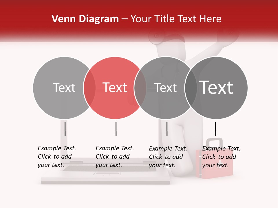 A Person With A Stethoscope On His Head Standing In Front Of A PowerPoint Template