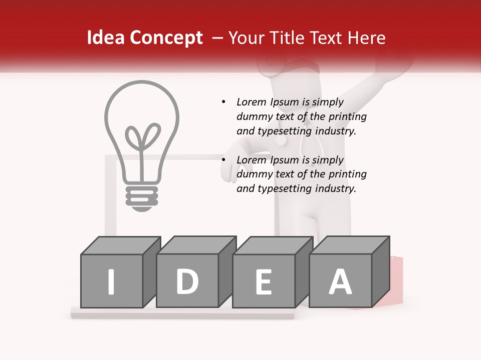 A Person With A Stethoscope On His Head Standing In Front Of A PowerPoint Template