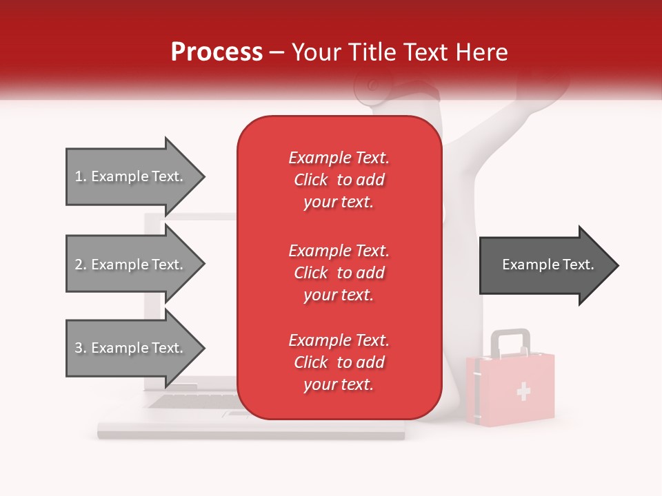 A Person With A Stethoscope On His Head Standing In Front Of A PowerPoint Template