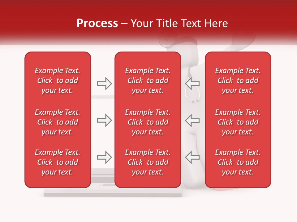 A Person With A Stethoscope On His Head Standing In Front Of A PowerPoint Template