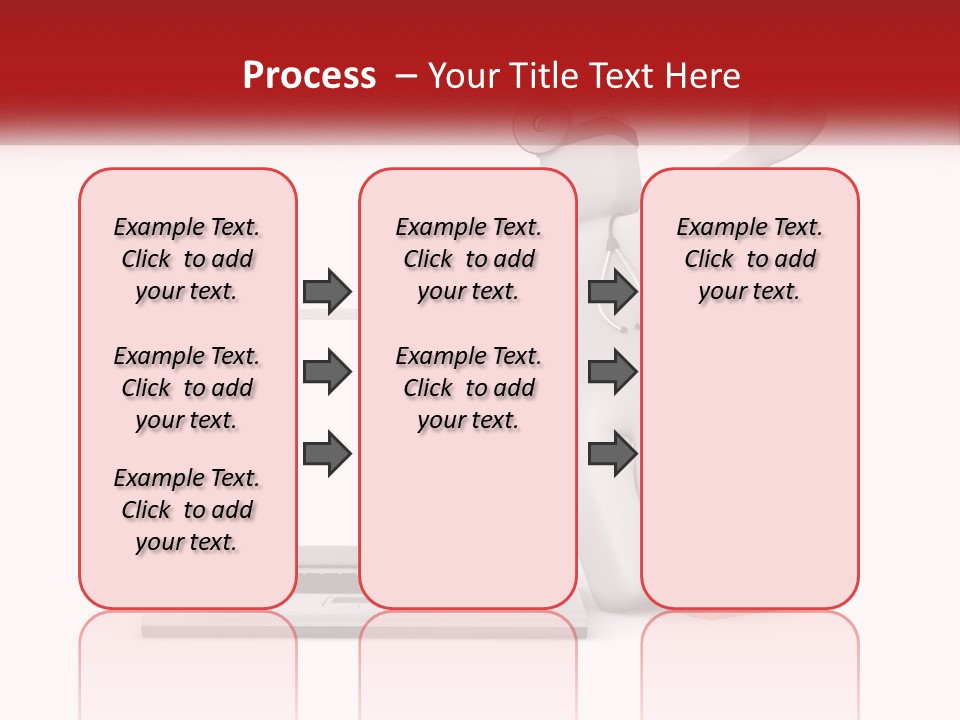 A Person With A Stethoscope On His Head Standing In Front Of A PowerPoint Template
