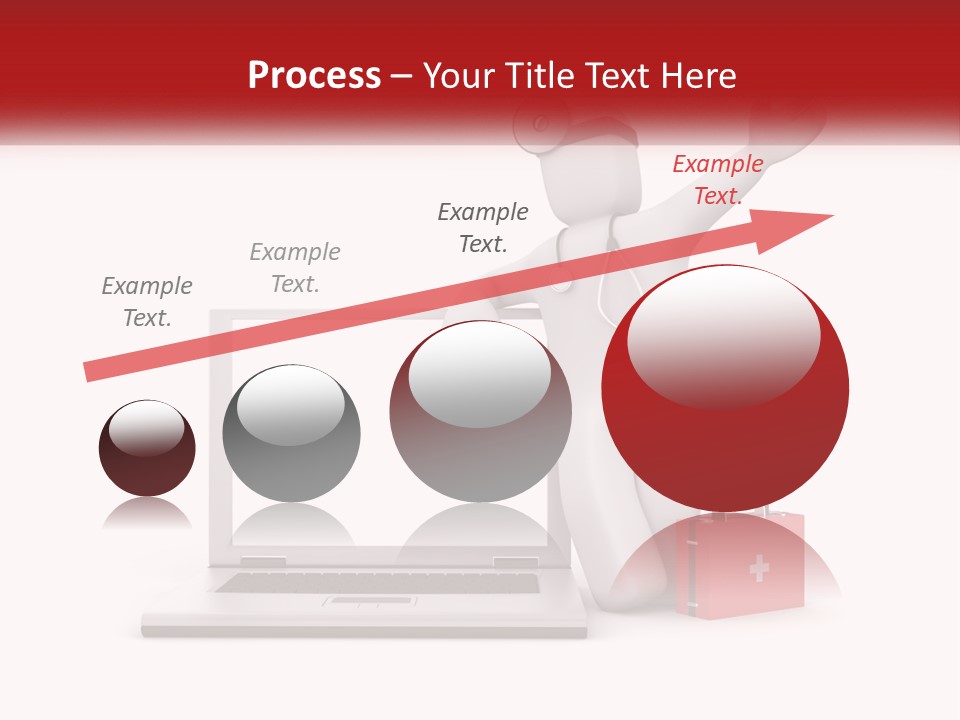 A Person With A Stethoscope On His Head Standing In Front Of A PowerPoint Template