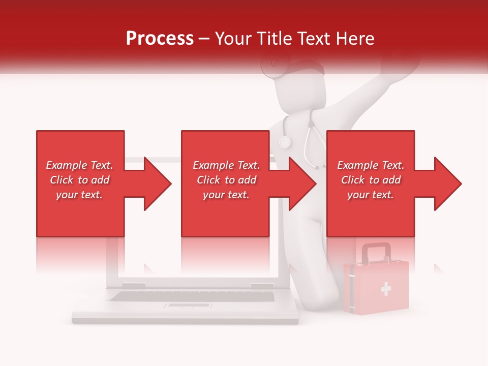 A Person With A Stethoscope On His Head Standing In Front Of A PowerPoint Template