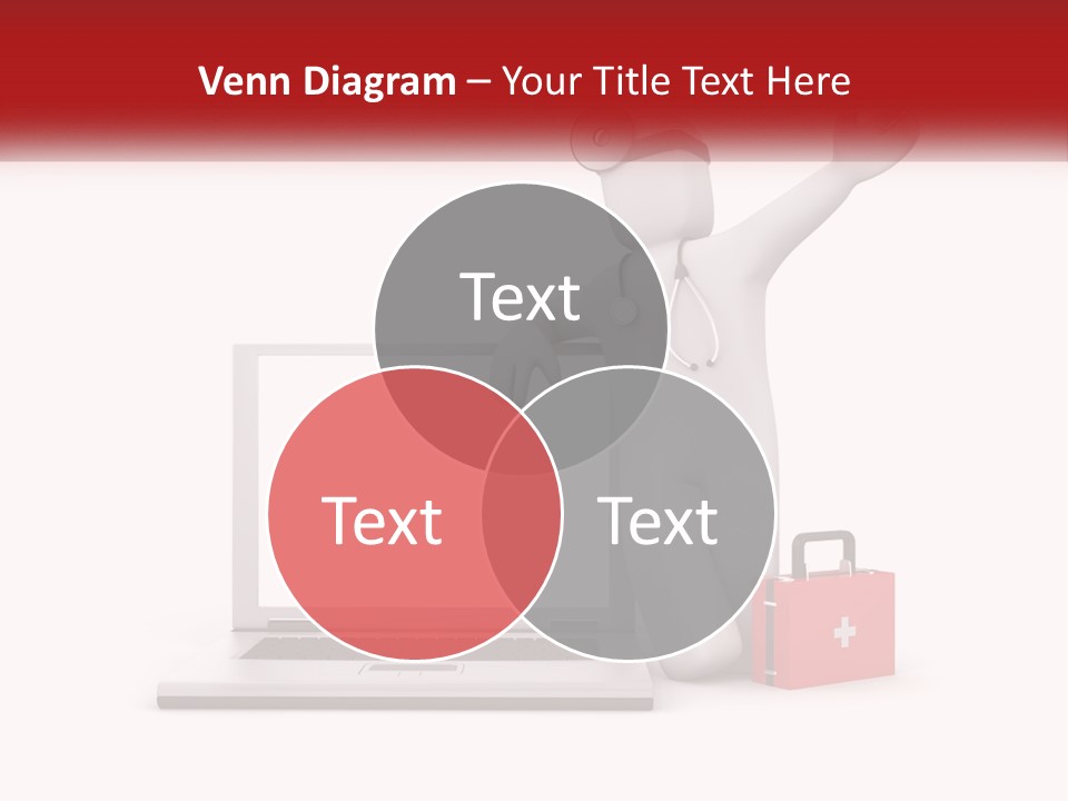 A Person With A Stethoscope On His Head Standing In Front Of A PowerPoint Template