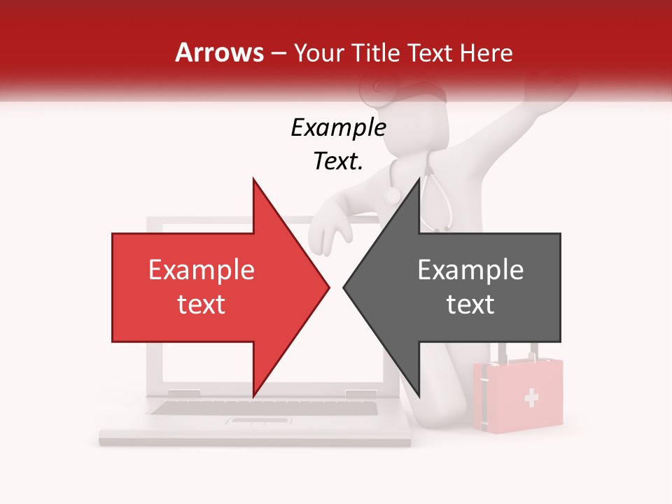 A Person With A Stethoscope On His Head Standing In Front Of A PowerPoint Template