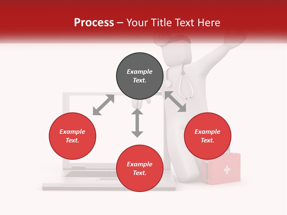 A Person With A Stethoscope On His Head Standing In Front Of A PowerPoint Template