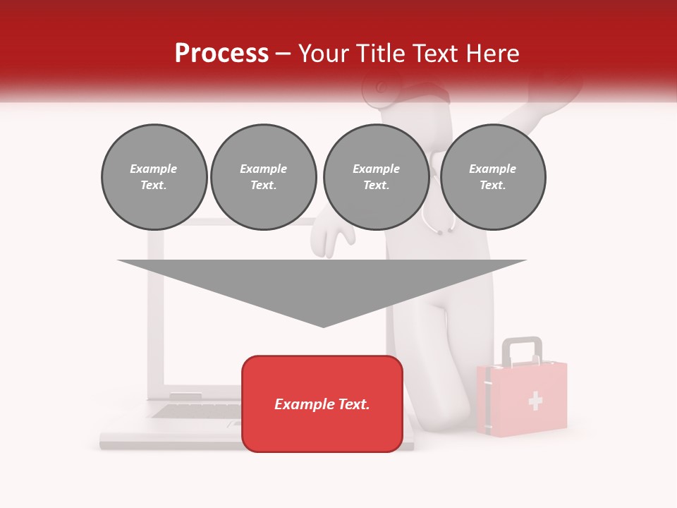 A Person With A Stethoscope On His Head Standing In Front Of A PowerPoint Template