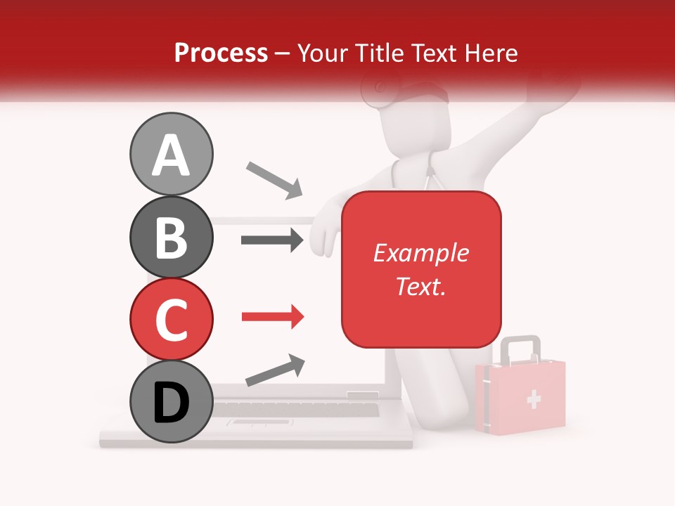 A Person With A Stethoscope On His Head Standing In Front Of A PowerPoint Template
