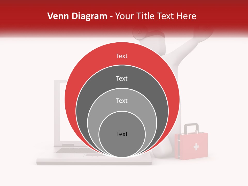A Person With A Stethoscope On His Head Standing In Front Of A PowerPoint Template