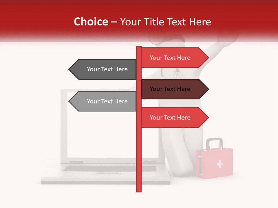 A Person With A Stethoscope On His Head Standing In Front Of A PowerPoint Template