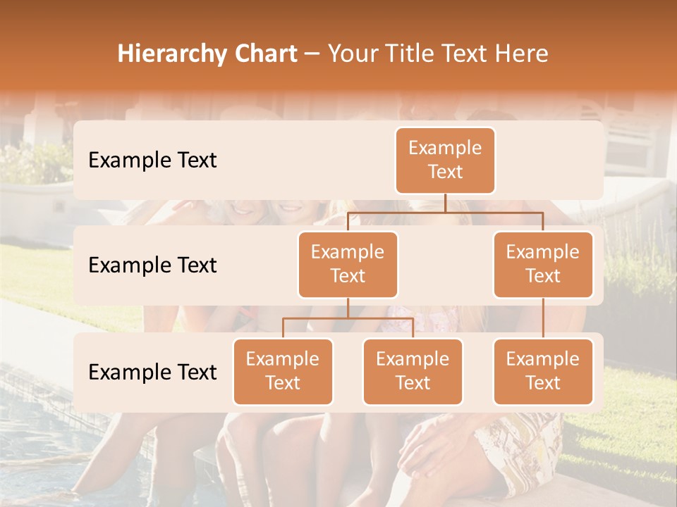A Family Is Posing For A Picture In Front Of A House PowerPoint Template