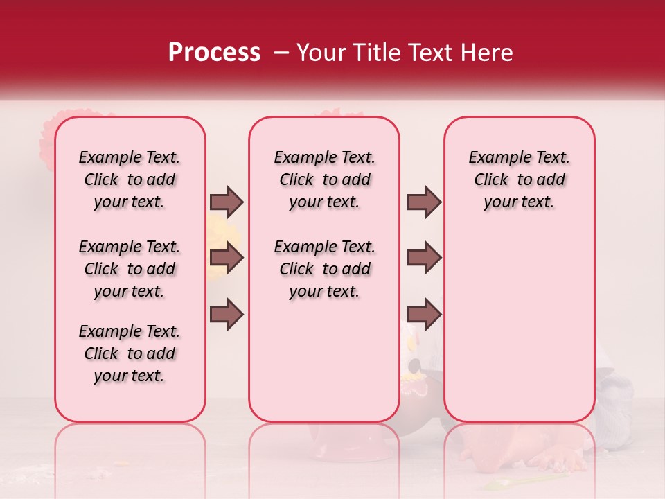 A Baby Boy Sitting In Front Of A Cake PowerPoint Template