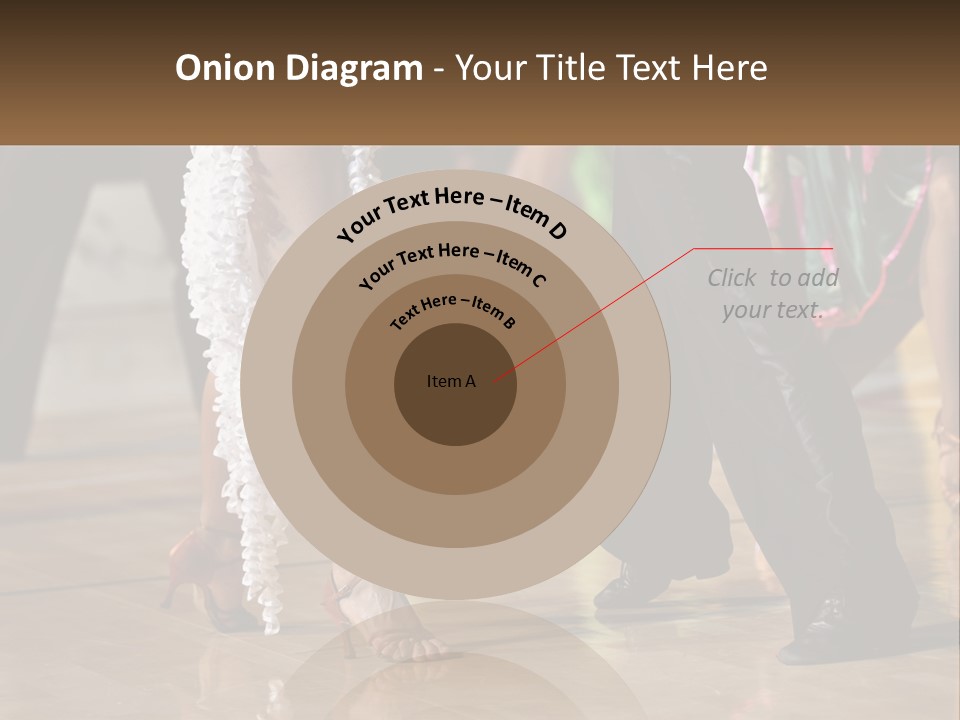 A Group Of People Dancing On A Dance Floor PowerPoint Template