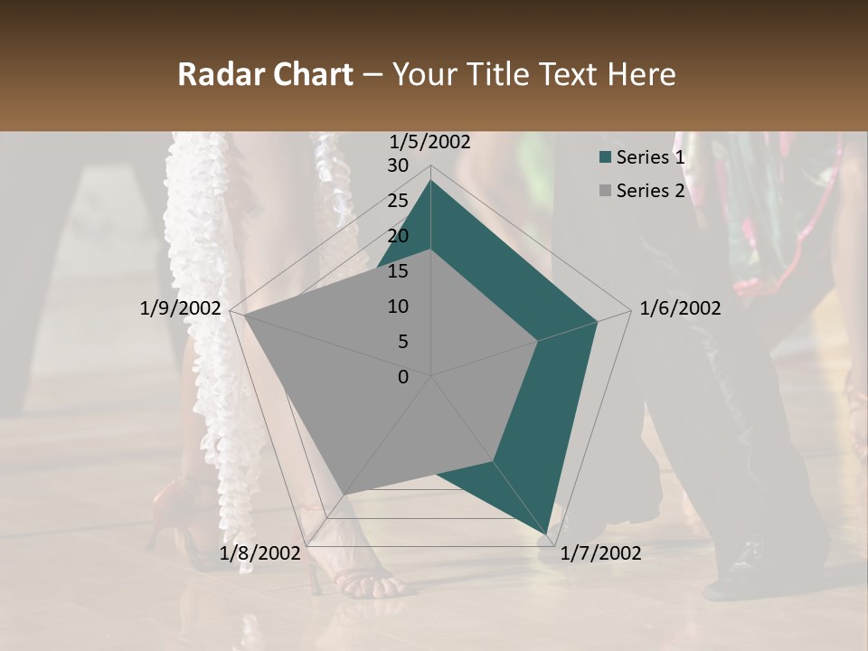 A Group Of People Dancing On A Dance Floor PowerPoint Template