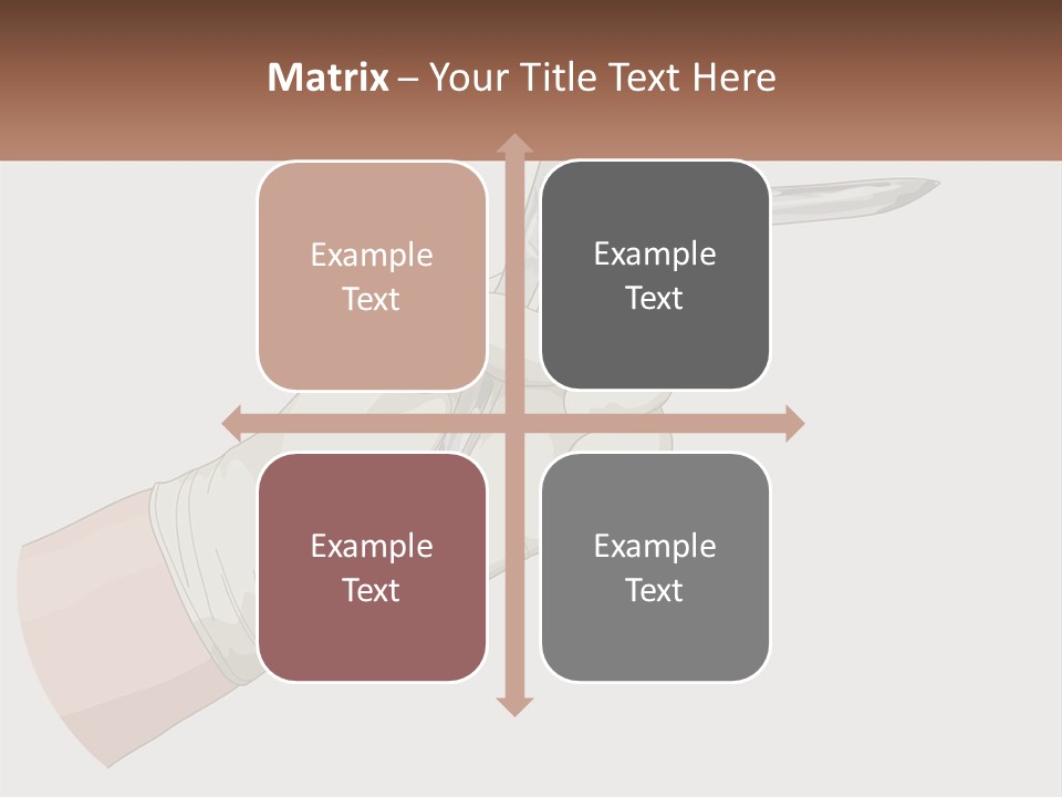 A Person Holding A Pair Of Scissors In Their Hand PowerPoint Template
