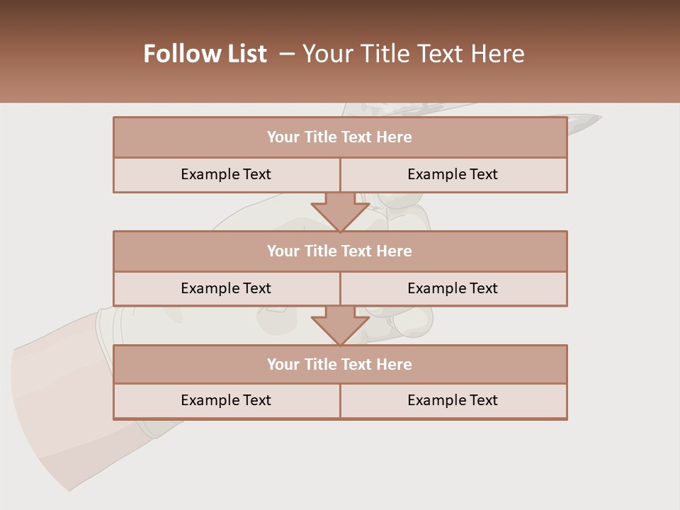 A Person Holding A Pair Of Scissors In Their Hand PowerPoint Template