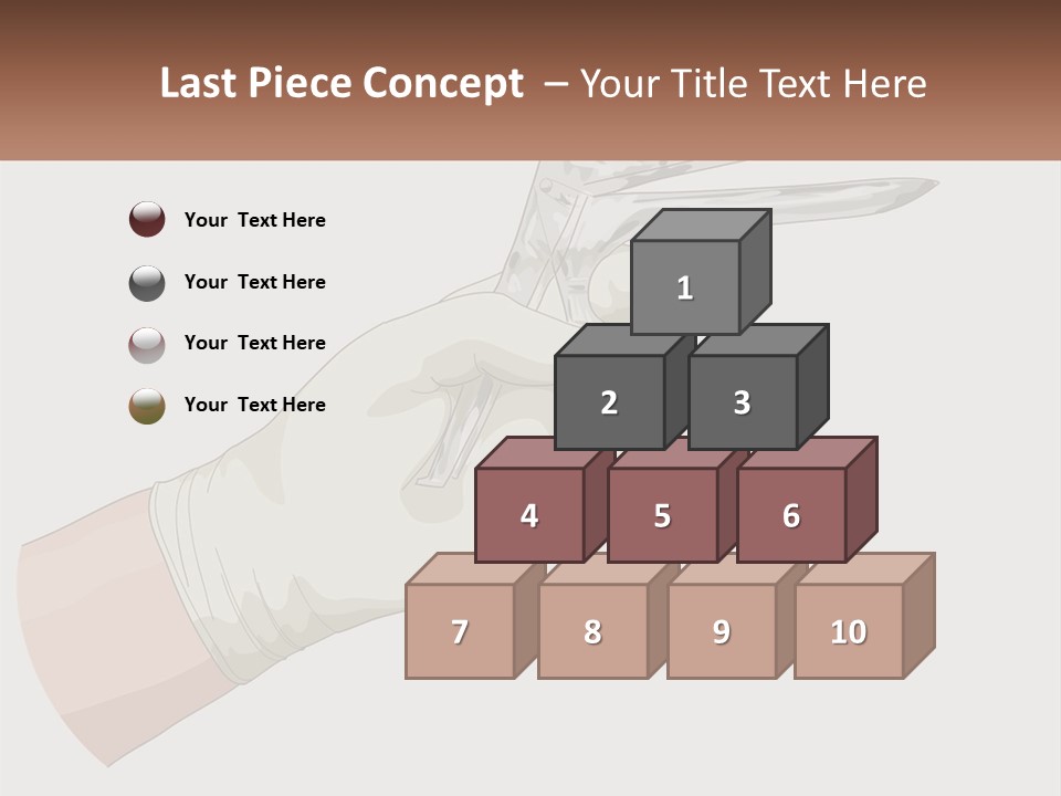 A Person Holding A Pair Of Scissors In Their Hand PowerPoint Template