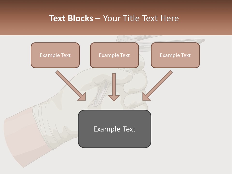 A Person Holding A Pair Of Scissors In Their Hand PowerPoint Template