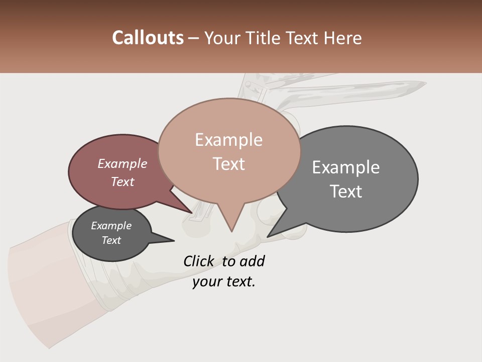 A Person Holding A Pair Of Scissors In Their Hand PowerPoint Template