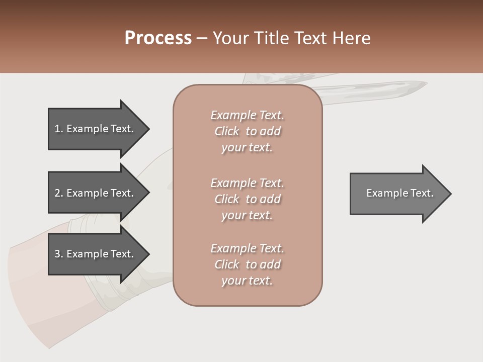 A Person Holding A Pair Of Scissors In Their Hand PowerPoint Template