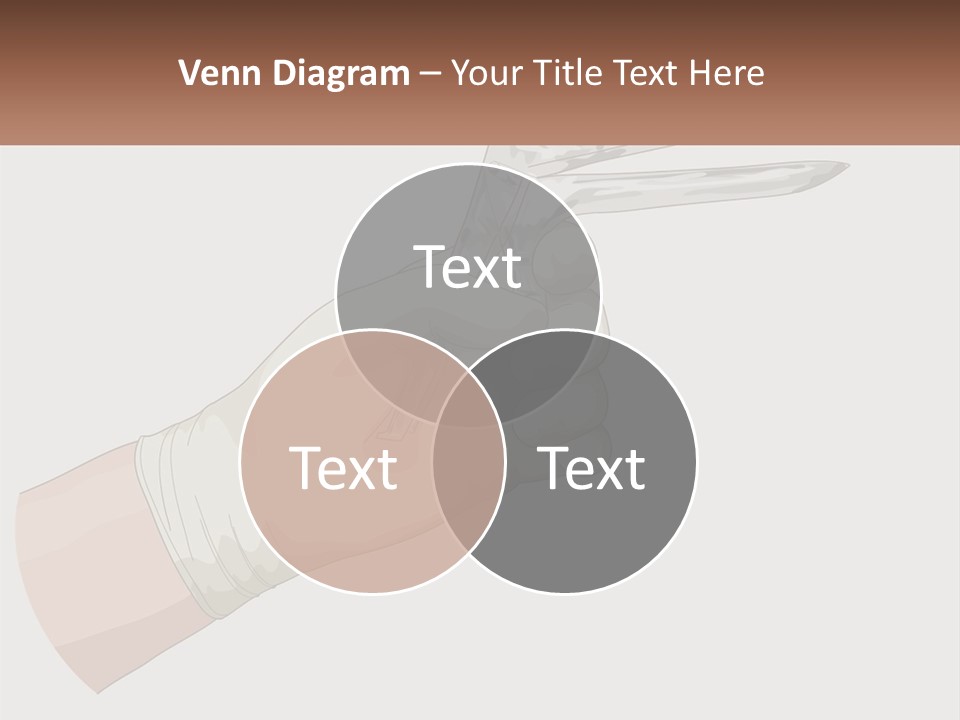 A Person Holding A Pair Of Scissors In Their Hand PowerPoint Template