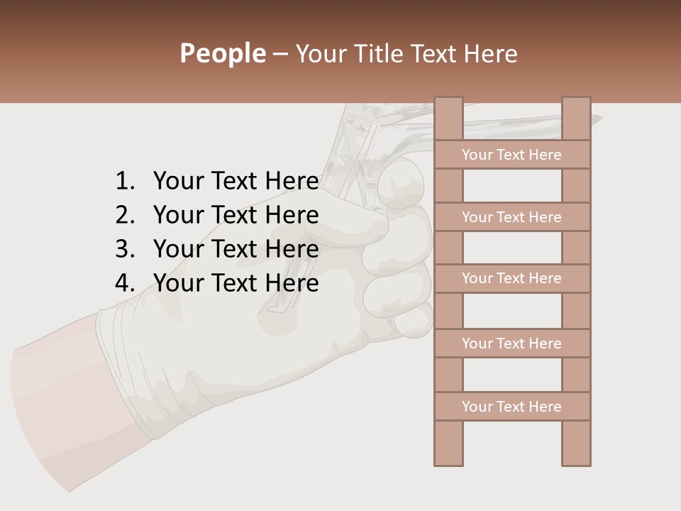A Person Holding A Pair Of Scissors In Their Hand PowerPoint Template