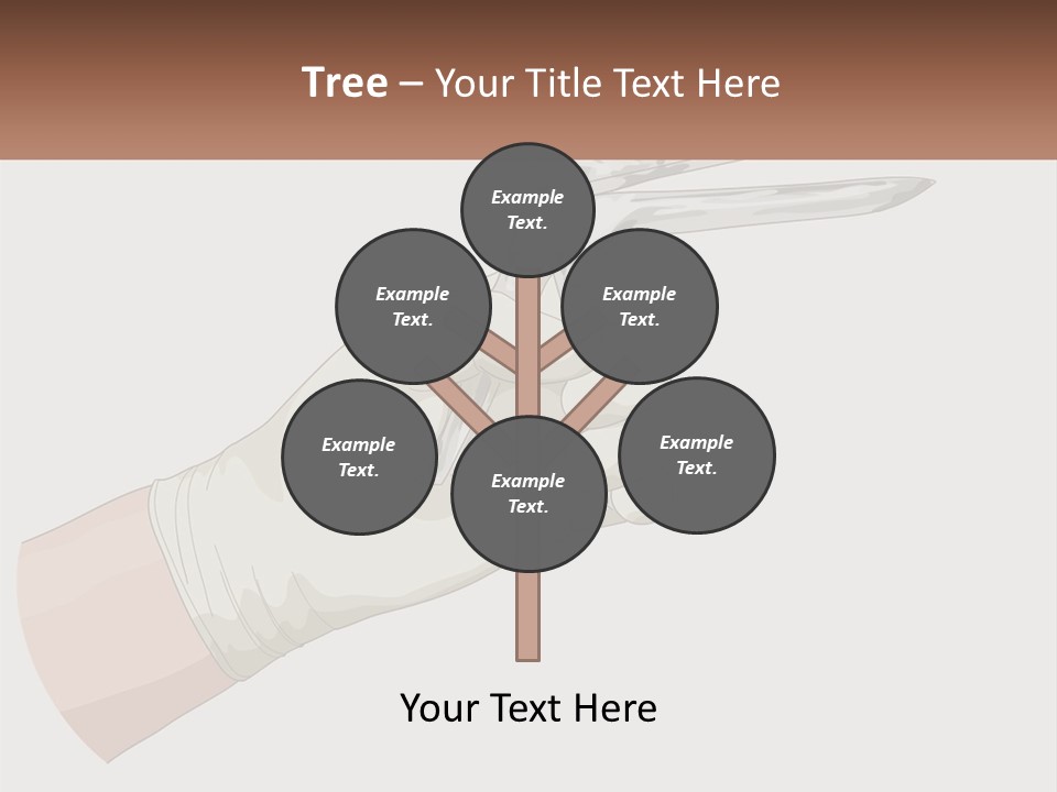 A Person Holding A Pair Of Scissors In Their Hand PowerPoint Template