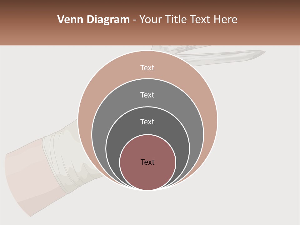 A Person Holding A Pair Of Scissors In Their Hand PowerPoint Template