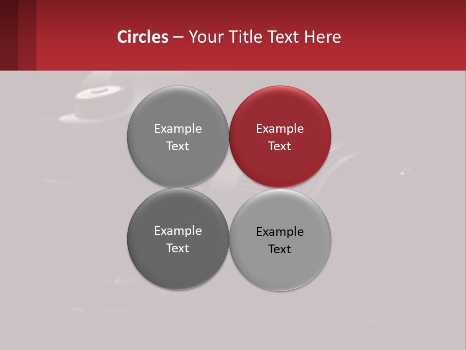 A Camera On A Black Background With The Words Name Of Presentation PowerPoint Template