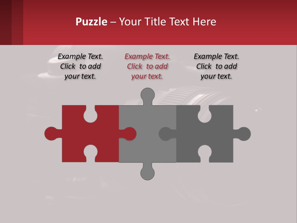 A Camera On A Black Background With The Words Name Of Presentation PowerPoint Template