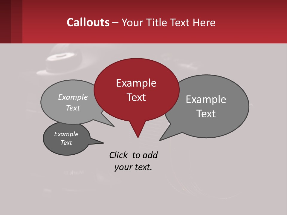 A Camera On A Black Background With The Words Name Of Presentation PowerPoint Template