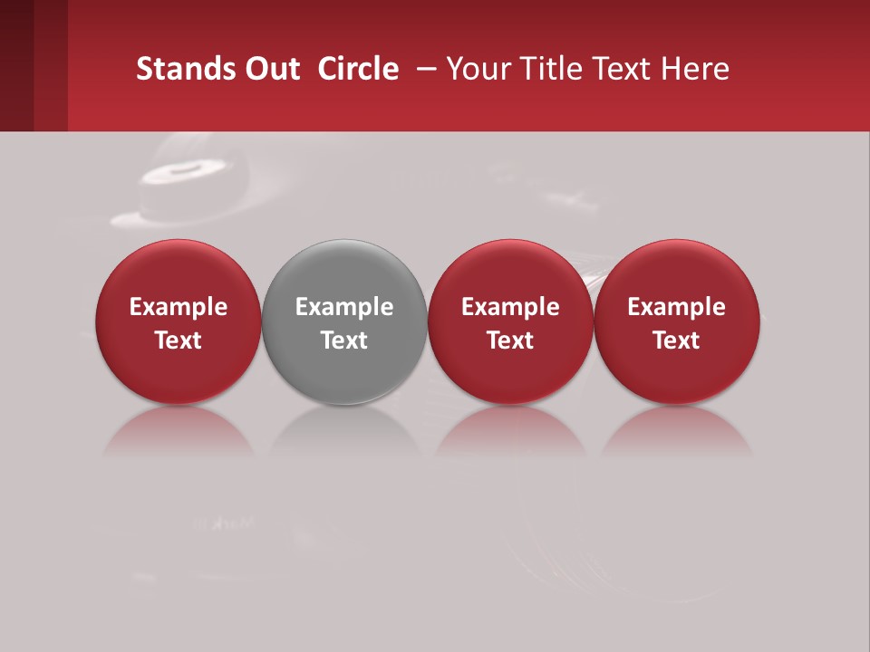 A Camera On A Black Background With The Words Name Of Presentation PowerPoint Template