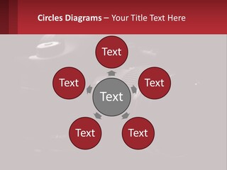 A Camera On A Black Background With The Words Name Of Presentation PowerPoint Template