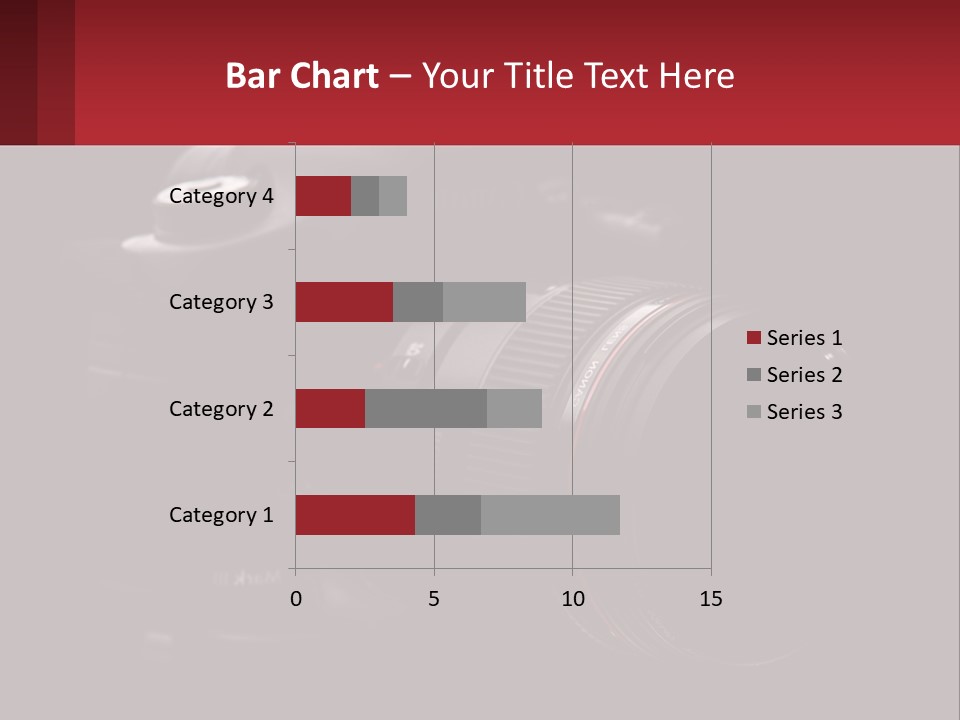 A Camera On A Black Background With The Words Name Of Presentation PowerPoint Template