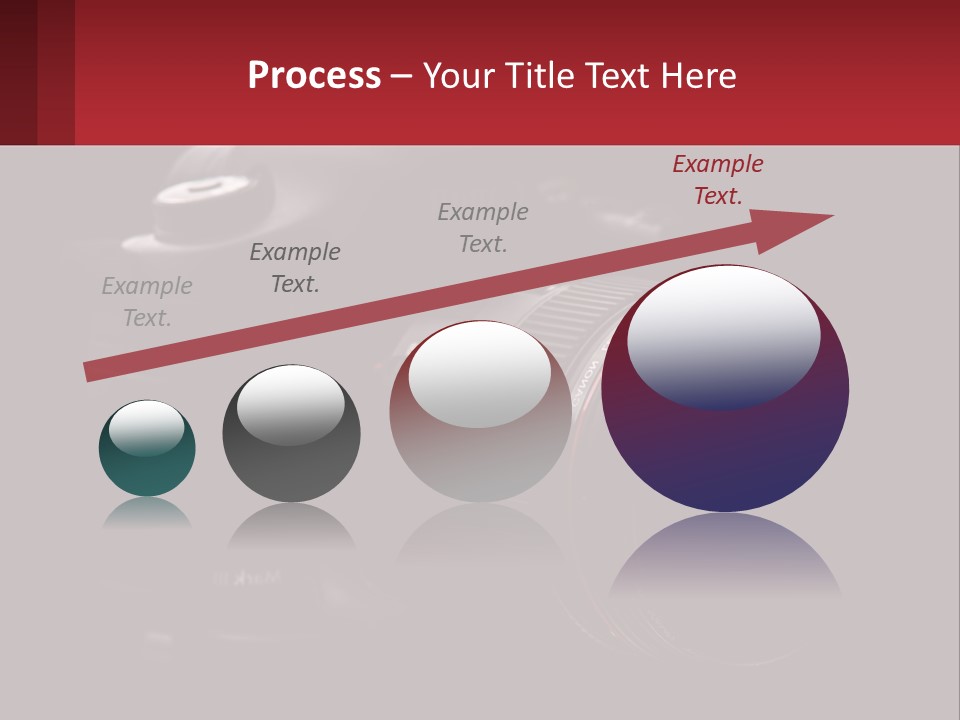 A Camera On A Black Background With The Words Name Of Presentation PowerPoint Template