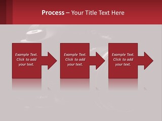 A Camera On A Black Background With The Words Name Of Presentation PowerPoint Template