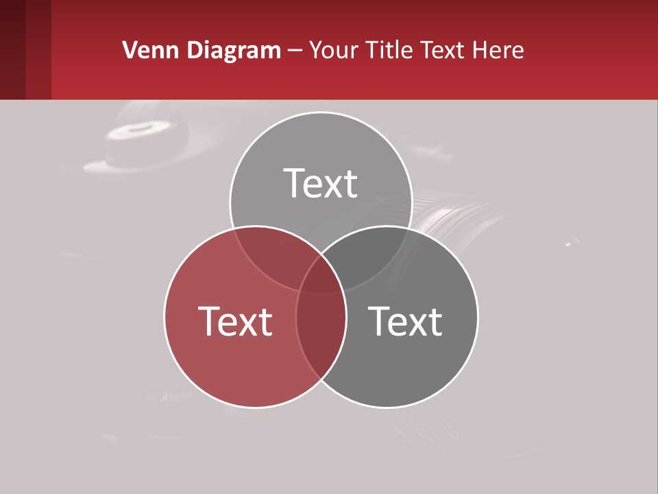 A Camera On A Black Background With The Words Name Of Presentation PowerPoint Template