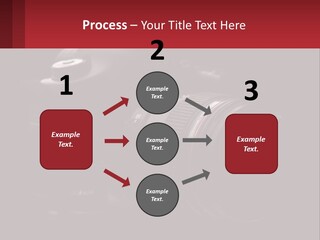 A Camera On A Black Background With The Words Name Of Presentation PowerPoint Template