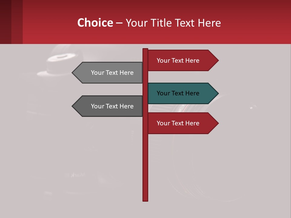 A Camera On A Black Background With The Words Name Of Presentation PowerPoint Template