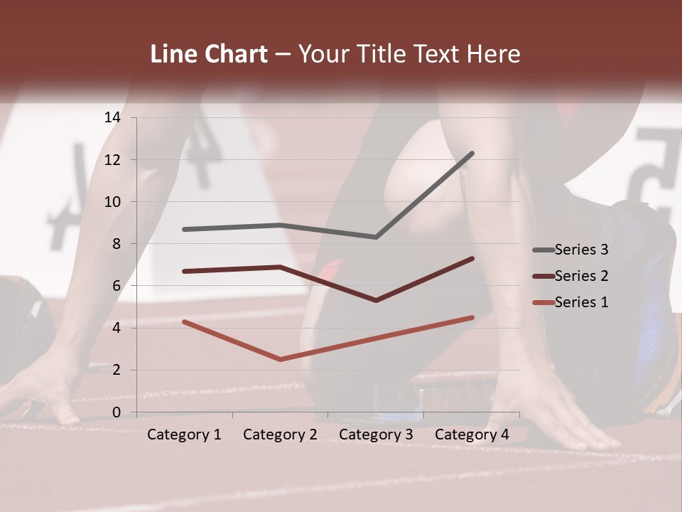 A Person Kneeling Down On A Track With A Number On It PowerPoint Template