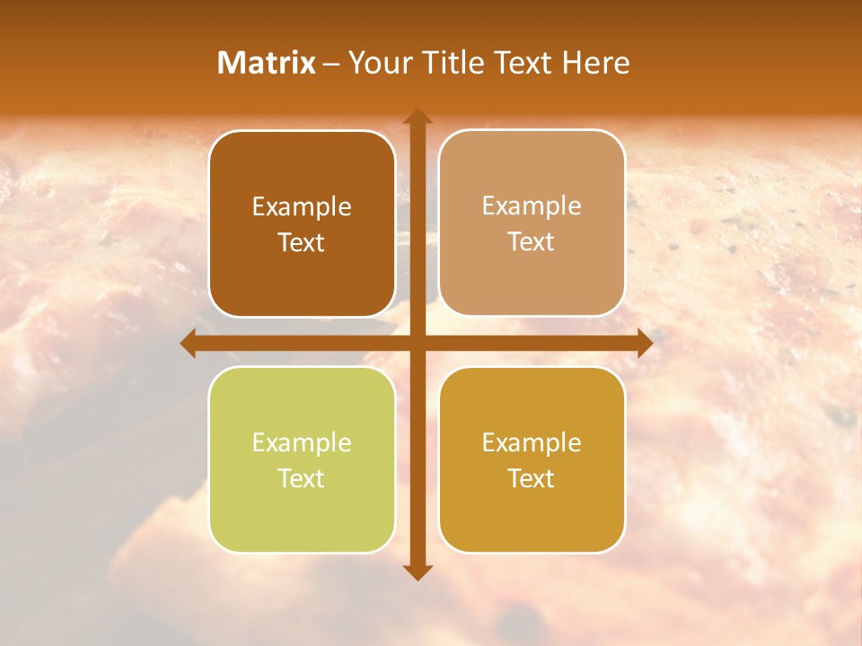 A Close Up Of A Slice Of Pizza On A Table PowerPoint Template