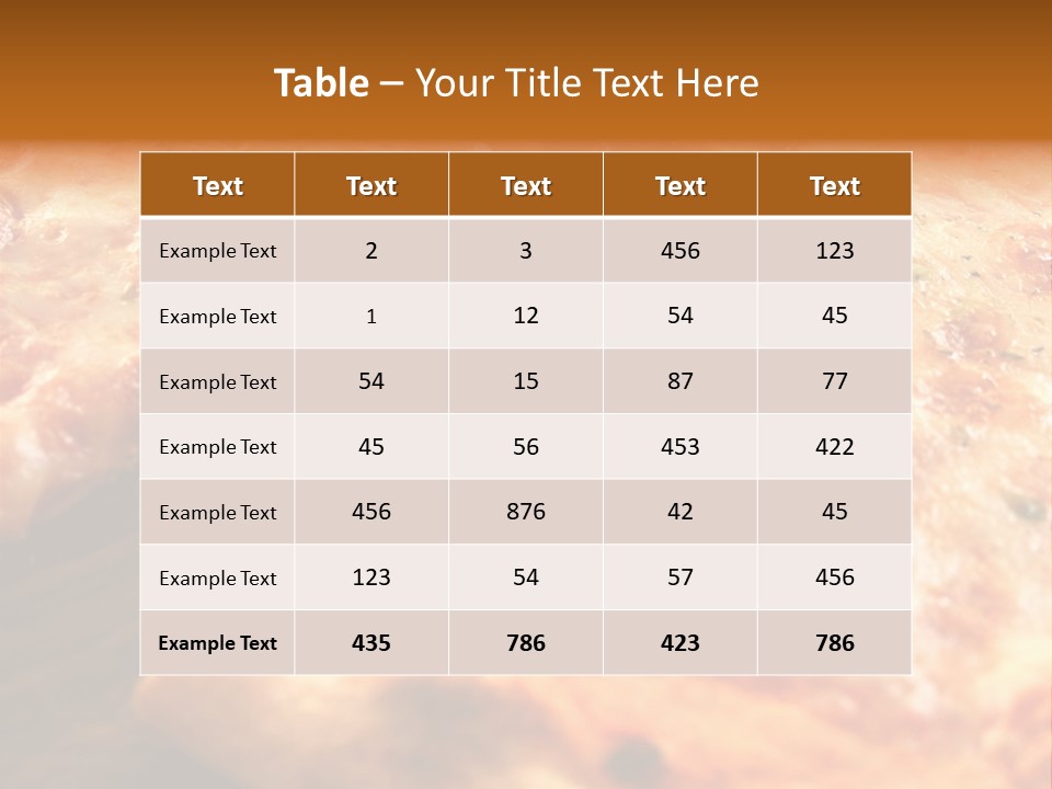A Close Up Of A Slice Of Pizza On A Table PowerPoint Template